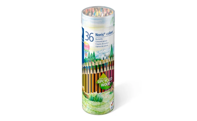 Staedtler Metal Tin Containing 36 Colored Pencils In Assorted Colors